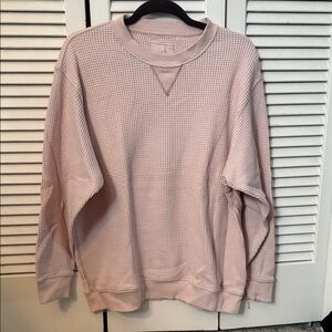 Aerie Women's Pink Crewneck Sweater